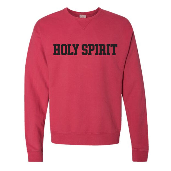 ComforWash by Hanes Garment Dyed Crewneck Sweatshirt - Printed Logo Thumbnail